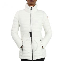 Ladies White Adeline Belted Jacket, Brand Size 4 (X-Large)