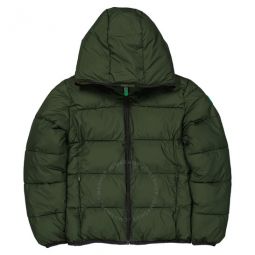 Kids Pine Green Tom Reversible Hooded Jacket, Size 6Y