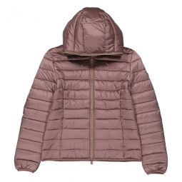 Ladies Withered Rose Alexis Hooded Puffer Jacket, Brand Size 0 (X-Small)