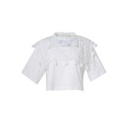 Joah Embroidery T Shirt - White