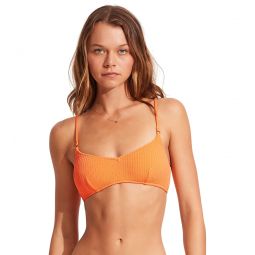 Seafolly Womens Sea Dive Bralette Bikini Top