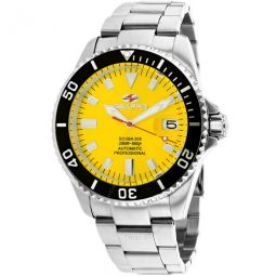 Scuba 200 Automatic Yellow Dial Mens Watch