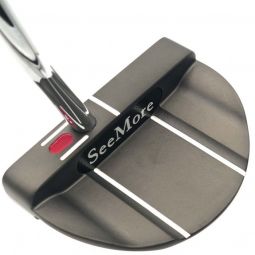 SeeMore Classic Series Black Si5 Offset Putter