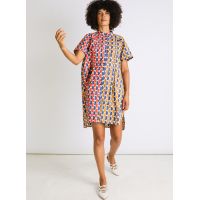 Brenna Dress - Halves Block Print
