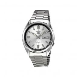 Mens Series 5 Stainless Steel Silver Dial
