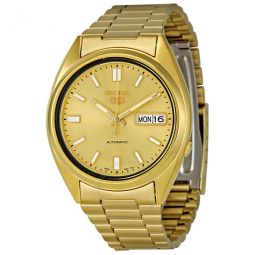 Series 5 Automatic Gold Dial Yellow Gold-tone Mens Watch