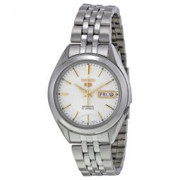 5 Silver Dial Stainless Steel Mens Watch