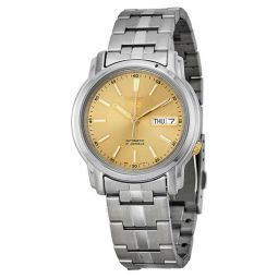 Automatic Champagne Dial Stainless Steel Mens Watch