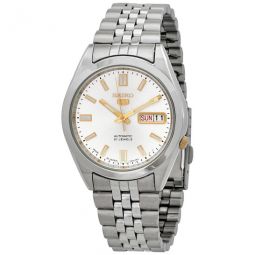 5 Automatic Silver Dial Mens Watch
