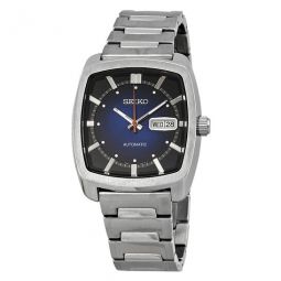 Recraft Automatic Blue Dial Stainless Steel Mens Watch