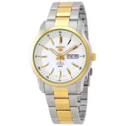 Series 5 Automatic White Dial Two-tone Mens Watch
