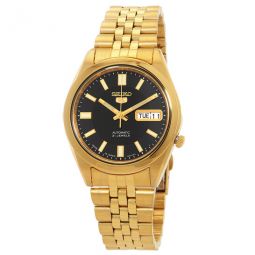 5 Automatic Black Dial Mens Watch