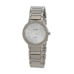Solar Mother of Pearl Dial Ladies Watch