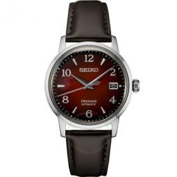 Presage Cocktail Automatic Red Dial Mens Watch