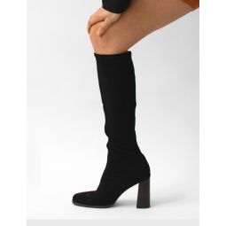 Zaffron Knee High Boot - black