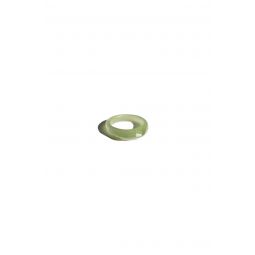 Dia Structured Jade Ring - Green