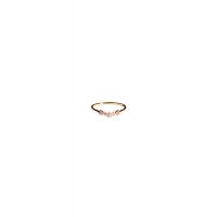 Wishbone Zircon Ring