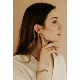 Mile High Hoop Earrings - Gold Vermeil