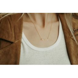 Fun Mom Necklace - 18K Gold Vermeil