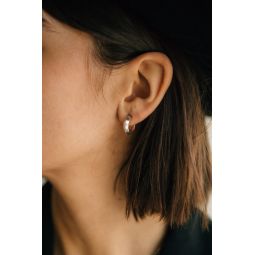 Good Lookin Hoop Earrings - Sterling Silver