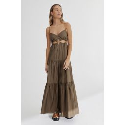 Addison Maxi Dress - Khaki