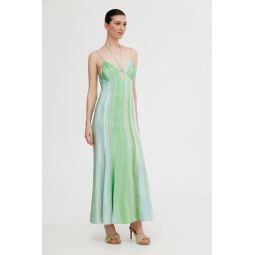 Aleksandra Midi Dress - Green Mirage