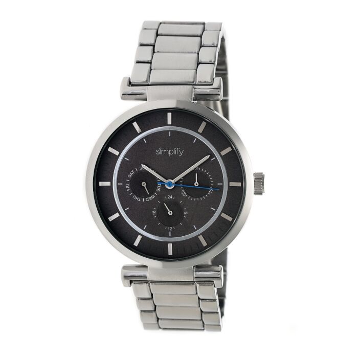 Unisex The 4800 Metal Black Dial Watch
