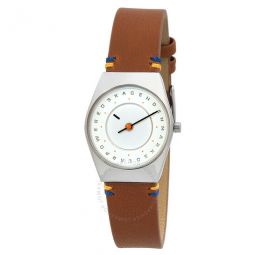 Grenen Lille Solar White Dial Ladies Watch