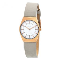 Grenen Lille Solar Powered White Dial Ladies Watch