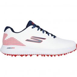Skechers Arch Fit GO GOLF Max 2 Americana Golf Shoes - White/Navy/Red