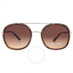 Gradient Brown Ladies Sunglasses