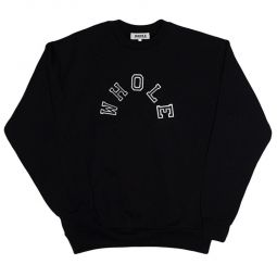 Whole Patchwork Logo Sweater - Black