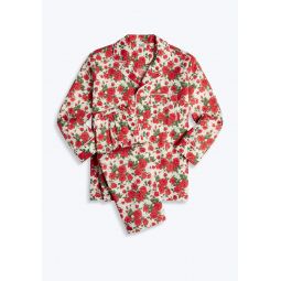Margaret Linen Pajama Set in Liberty Carline Roses