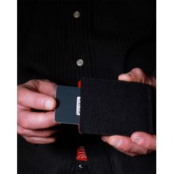 T1SO 1-Pocket 2-Slot Wallet 78mm - BRED