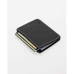 R1SO 1-Pocket 2-Slot Wallet (78mm) - Black