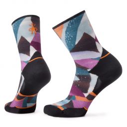 Smartwool Trail Run Targeted Cushion Mosaic Pieces Print Crew Socks - Womens