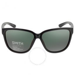 Monterey Chromapop Polarized Grey Green Square Ladies Sunglasses