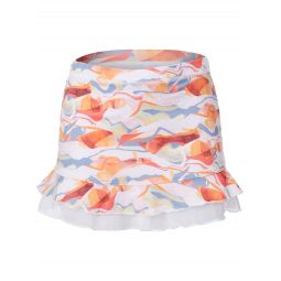 Sofibella Girls UV Double Ruffle Skirt - Camo Block