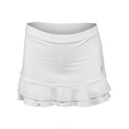 Sofibella Girls UV Double Ruffle Skirt - White