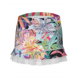 Sofibella Girls UV Double Ruffle Skirt - Wild Blooms
