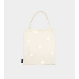 Daisy Tote Bag - Bone