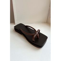 Rogue Flat Platform Heel - Chocolate