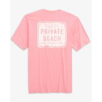 Southern Tide Mens Heather Party Beach Sign T- Shirt