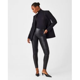 Faux Leather Moto Leggings