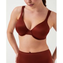 Satin Unlined Full Coverage Bra