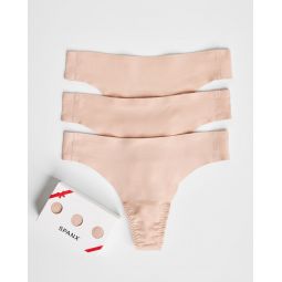 Fit-to-You Pima Cotton Thong 3-Pack