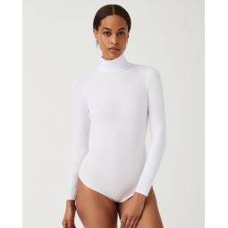 Suit Yourself Long Sleeve Turtleneck Thong Bodysuit