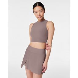 Contour Rib Mock Neck Crop Top