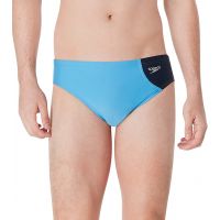 Speedo Vibe Mens Assymetrical Colorblock One Brief Swimsuit