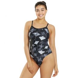 Sporti Stingray Fever Thin Strap One Piece Swimsuit (22-44)